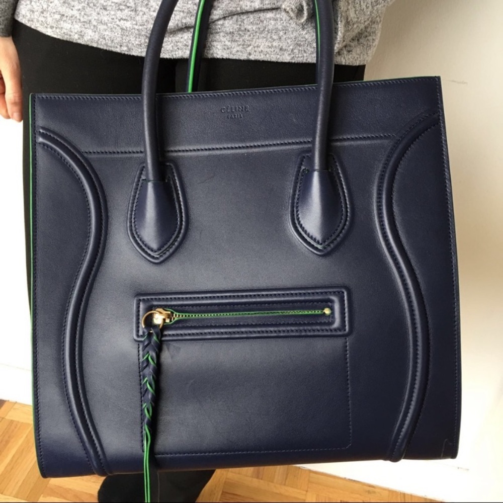 Celine Phantom Navy Smooth Luggage - Picture 2 of 7